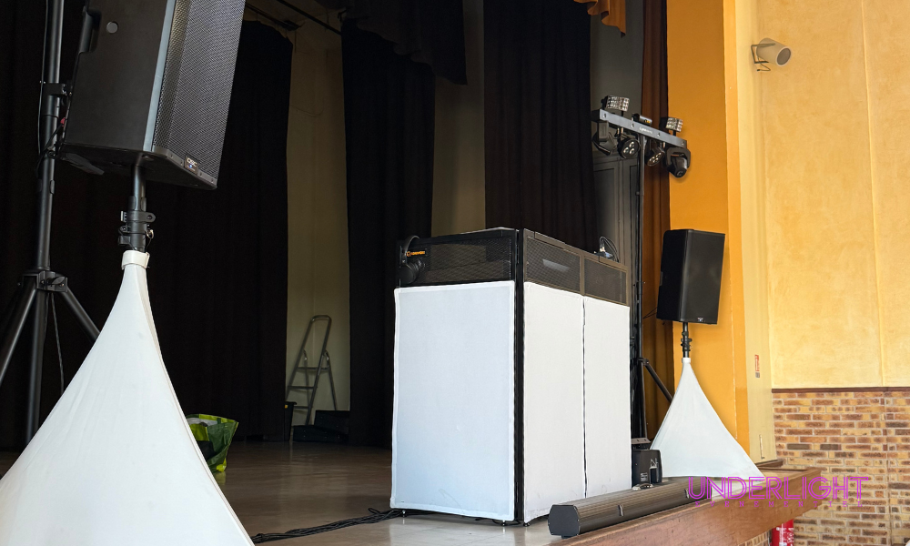 Installation DJ mariage champêtre Bourgogne