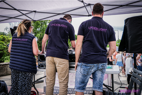 Gala sportif jeux de lumières